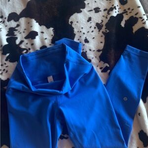 Lululemon Wunder Train 25” cerulean Blue NWOT never worn no flaws